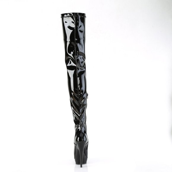 Platform Patent Leather Thigh High Boots - Picture 5 of 5